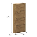 Ver imagem 7 de Sapateira Organizadora 4 Portas Basculante:branco