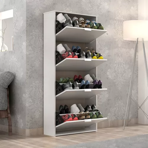 Sapateira Organizadora 4 Portas Basculante:branco
