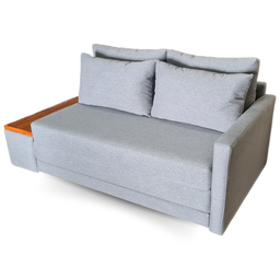 Sofá Cama | com Tampo Lateral Esquerdo Tecido Linho - 180cm - Deva 04 - 2