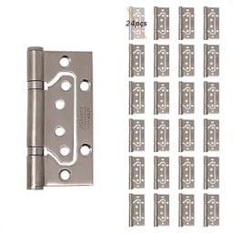 Dobradiça 884 até 25kg - 4"x3" Inox Escovado - Silvana 24pçs - 1