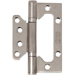 Dobradiça 884 até 25kg - 4"x3" Inox Escovado - Silvana 24pçs - 2