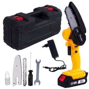 Motoserra Elétrica a Bateria 550w 10cm 20v Portátil Hw5010 Hawk