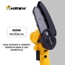 Motoserra Elétrica a Bateria 550w 10cm 20v Portátil Hw5010 Hawk - 3