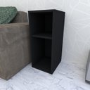 Ver imagem 1 de Mesa Lateral Preto Preta Aparador de Sofa Sala Mesa Lateral Cama Mesa de Canto Sala de Estar
