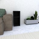 Ver imagem 3 de Mesa Lateral Preto Preta Aparador de Sofa Sala Mesa Lateral Cama Mesa de Canto Sala de Estar