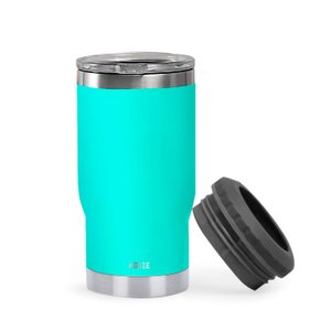Copo Térmico Aduze Porta Lata e Long Neck Verde Água 420ml
