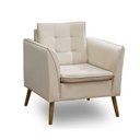 Ver imagem 1 de Poltrona Pés Palito Decorativa Sala e Quarto Aila Veludo - VS Decor