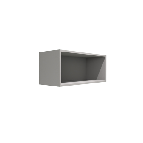 Nicho Decorativo Organizador Multiuso Mdf com Fundo Plancasa:cinza Cristal