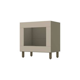 Balcão de Cozinha Forno de Embutir Évelin Duna/Cristal - Henn - 2