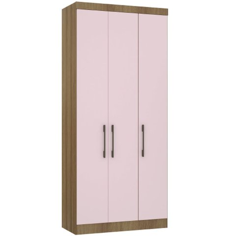 Guarda Roupa Modulado 101,50cm 3 Portas Paris Luciane Móveis