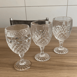 Jogo com 3 Taças Safira 270ml Bea Decor - 2