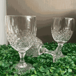 Jogo com 3 Taças Safira 270ml Bea Decor - 4