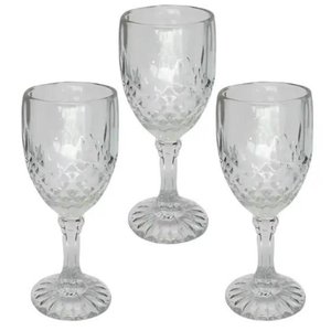 Jogo com 3 Taças Safira 270ml Bea Decor
