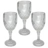 Jogo com 3 Taças Safira 270ml Bea Decor - 1