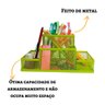 Porta Caneta Porta Treco Porta Lapis Organizador de Mesa Escritório - Verde - 4