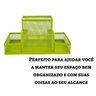 Porta Caneta Porta Treco Porta Lapis Organizador de Mesa Escritório - Verde - 2