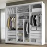 Guarda Roupa Casal 3 Portas Espelho Mdf Qualitá Belmax:branco - 2