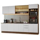 Ver imagem 3 de Armário de Cozinha Completa 310cm Rustic/Branco Stella Madesa 02