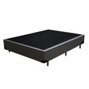 Ver imagem 5 de Cama Box Casal Colchão Gold Espuma D33 Acolchões + Box Sintético 54x138x188 Cor:Cinza