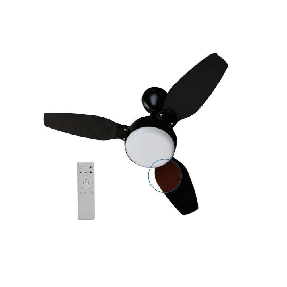 Ventilador de Teto Dupla Face Preto com Tabaco Ventisol Lega - 4