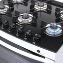 Ver imagem 3 de FOGAO 6 BOCAS VENAX DELPLUS VITREO BL BRANCO GAS GLP