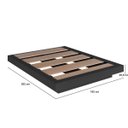 Ver imagem 4 de Cama Casal Queen Suspensa para Colchão 160cm Grafite - Art In