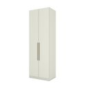 Ver imagem 2 de Guarda Roupa 2 Portas 3 Gavetas Predileto Branco/Areia HP