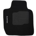 Ver imagem 4 de Jogo de Tapete Automotivo Carpete Hyundai Elantra 2010 À 2018 Soft Logo Bordado Preto 5 Peças S/m So