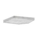 Ver imagem 1 de Tampo para Balcão Canto Diagonal 74cm Premium Luciane Móveis Mármore Bp