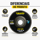 Ver imagem 5 de Kit 4 Strip Disc Disco Remover Tinta Verniz Ferrugem Tubarão