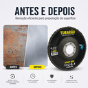 Ver imagem 7 de Kit 4 Strip Disc Disco Remover Tinta Verniz Ferrugem Tubarão