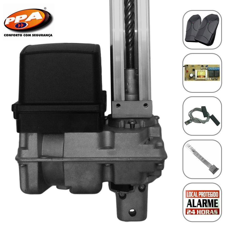 Kit motor portão eletrônico basculante BV Home 1/4 Hp - marca PPA ...