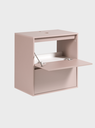 Ver mais imagens de Gabinete para Banheiro com Espelho 60cm MDF Rosa Dubai - On Móveis