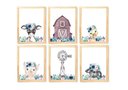 Ver imagem 1 de Kit Quadro Fazendinha Infantil Decorativo Quarto Criança Bebê Enxoval