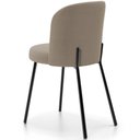 Ver imagem 7 de Kit 5 Cadeiras Sala de Jantar Estofada Gavi L02 Bouclê Bege - Lyam Decor