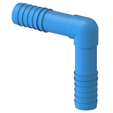 Ver imagem 1 de 50 Unidades Joelho Interno Duplo 90° Bitola 3/4'' para Irrigação Cor Azul Durín