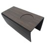 Bandeja Apoio Braço Sofá Suporte Esteira Madeira MDF Grosso 6mm Porta Copos Marrom Imbuia - 3