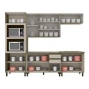 Ver imagem 4 de Kit de Cozinha 6 Peças Connect (2 Aéreos+2balcões+1 Aneleiro+1complemento) Cpt95 Duna/cristal -