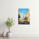 Ver imagem 2 de Quadro Decorativo Portugal - Lisboa 24x18cm - com Vidro:moldura Preta