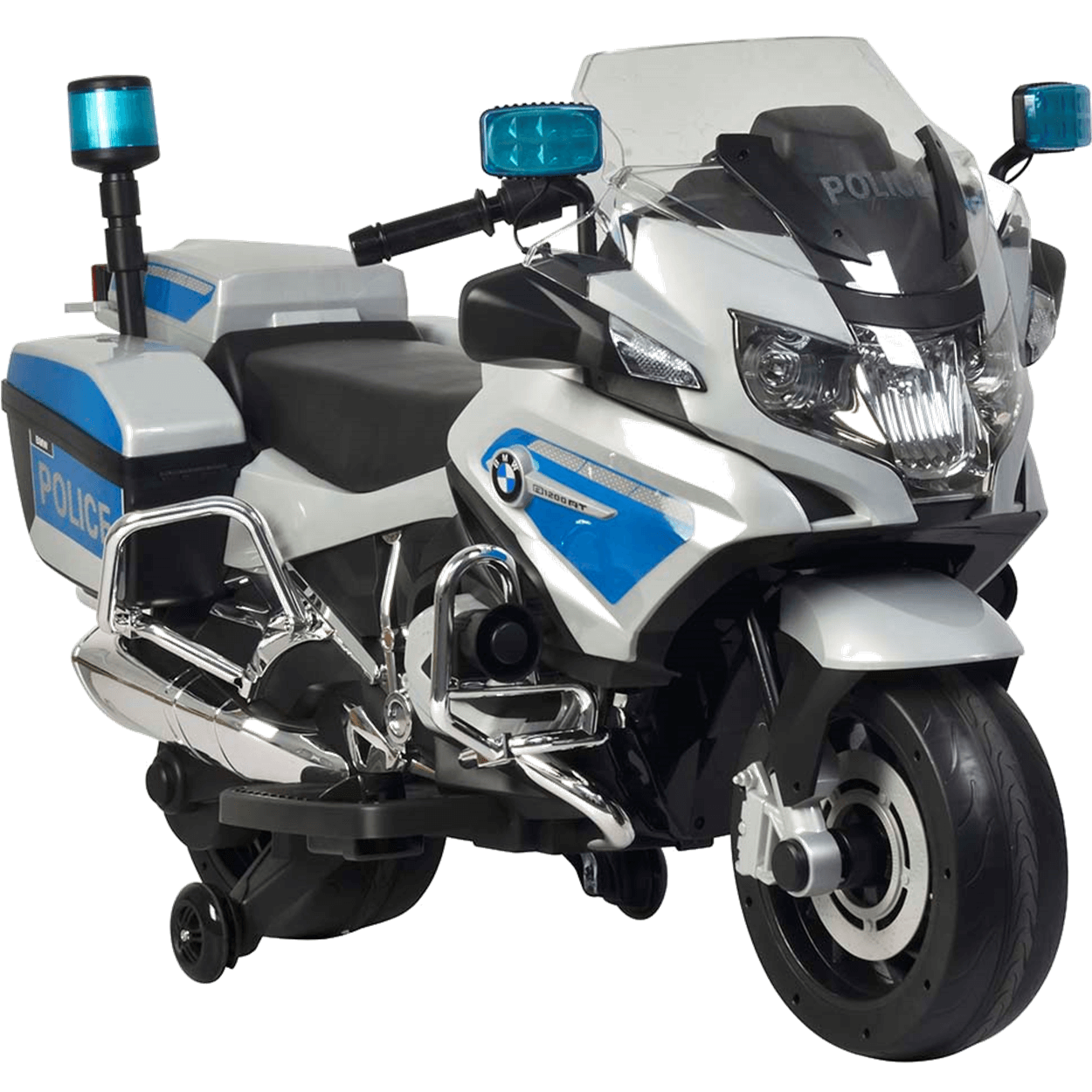 Moto Eletrica Infantil Shiny Toys BMW R1200 RT Police 12V - 1
