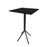 Mesa Bistrô Alto Preto Tampo Quadrado Mdf Preto 60cm - 1