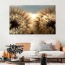 Quadro Decorativo Floral Fotografico Dente de Leão, Tela em Canvas na Horizontal - 2