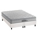 Ver imagem 1 de Cama Box Queen: Colchão Espuma Probel D40 Guarda Costas Premium Hiper Firme + Base CRC Courano