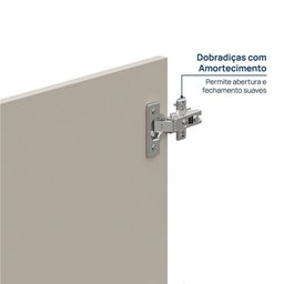 Módulo 45x180 1 Porta 3 Gavetas Frame Cabecasa madeiramadeira - 9