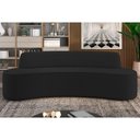 Ver imagem 7 de Sofá 4 Lugares para Sala de Estar Living 230cm Koane D06 Veludo Preto - Mpozenato