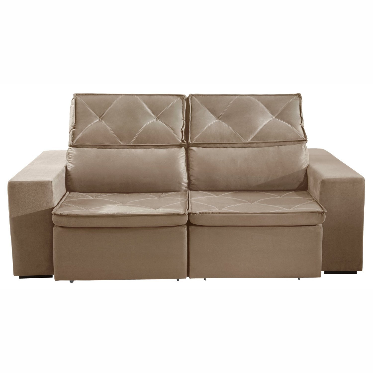 Sofá Recife 4 Lugares Retrátil e Reclinável 250cm com Molas Yescasa MadeiraMadeira