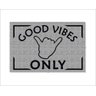 Tapete Capacho Entrada Good Vibes Only - 2