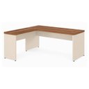 Ver imagem 7 de Mesa em L (Mesa 1,70m + Mesa Auxiliar) s/ Gavetas (Tampo 40mm) Nogal Sevilha / Champanhe 34325