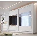 Ver imagem 1 de Guarda Roupa Casal com Espelho 2 Portas 6 Gavetas Vienna Novo Horizonte