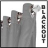 cortina blackout Ana bloqueia luz 5,00 x 2,70 sala cinza - 3
